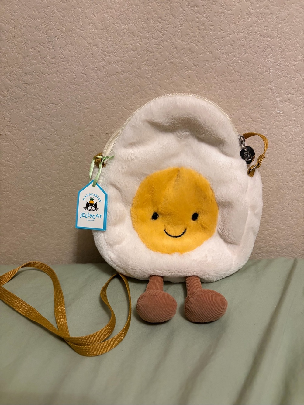 Jellycat Amuseable Happy Boiled Egg Bag BNWT